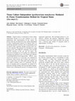 Research paper thumbnail of Tissue Culture Independent Agrobacterium tumefaciens Mediated In Planta Transformation Method for Tropical Maize (Zea mays.L)