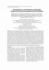 Research paper thumbnail of Developments in understanding relationships between environmental conditions and coral disease