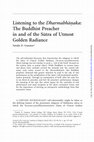 Research paper thumbnail of Listening to the Dharmabhāṇaka: The Buddhist  Preacher in and of the Sūtra of Utmost Golden Radiance