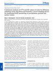 Research paper thumbnail of Continuous analysis of δ¹⁸O and δD values of water by diffusion sampling cavity ring-down spectrometry: a novel sampling device for unattended field monitoring of precipitation, ground and surface waters