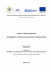 Research paper thumbnail of Analysis of educational needs for teachers and professional staff in primary schools [Analýza vzdelávacích potrieb pedagogických a odborných zamestnancov základných škôl]