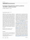 Research paper thumbnail of Development of hierarchical fuzzy model for groundwater vulnerability to pollution assessment