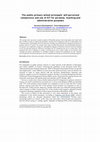 Research paper thumbnail of The public primary school principals' self-perceived competence and use of ICT for personal, teaching and administrative purposes