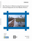 Research paper thumbnail of Best practices in mainstreaming environmental & social safeguards into gas pipeline projects