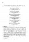 Research paper thumbnail of Reliability Analysis of a Wind/PV/Battery Hybrid System: A Case Study for YTU Davutpasa Campus