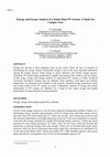 Research paper thumbnail of Energy and Exergy Analysis of a Stand-Alone PV System: A Study for Campus Area