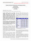 Research paper thumbnail of Present and future of bioleaching in developing countries