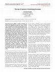 Research paper thumbnail of The use of reactors in biomining processes