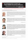 Research paper thumbnail of RE-DISSEMINATION OF NEWS AND PUBLIC DEBATE ON SOCIAL NETWORKS