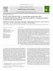 Research paper thumbnail of Elective nodal irradiation (ENI) vs. involved field radiotherapy (IFRT) for locally advanced non-small cell lung cancer (NSCLC): A comparative analysis of toxicities and clinical outcomes