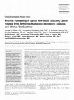 Research paper thumbnail of Brachial Plexopathy in Apical Non-Small Cell Lung Cancer Treated With Definitive Radiation: Dosimetric Analysis and Clinical Implications