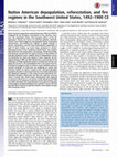 Research paper thumbnail of Native American depopulation, reforestation, and fire regimes in the Southwest United States, 1492–1900 CE