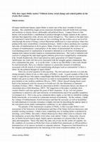 Research paper thumbnail of Why Does Agnes Heller Matter? Political Action, Social Change and Radical Politics in the Twenty-First Century