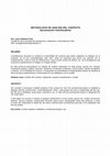 Research paper thumbnail of METODOLOGÍA DE ANÁLISIS DEL CONTEXTO Aproximación interdisciplinar.