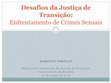 Research paper thumbnail of Desafios da Justiça de Transição: enfrentamento de crimes sexuais