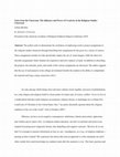 Research paper thumbnail of Notes from the Classroom: The Influence and Power of Creativity in the Religious Studies Classroom