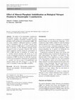 Research paper thumbnail of Effect of Mineral Phosphate Solubilization on Biological Nitrogen Fixation by Diazotrophic Cyanobacteria