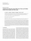 Research paper thumbnail of Actinomycetes Diversity among rRNA Gene Clones and Cellular Isolates from Sambhar Salt Lake, India