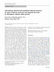 Research paper thumbnail of Salt-tolerant rhizobacteria-mediated induced tolerance in wheat (Triticum aestivum) and chemical diversity in rhizosphere enhance plant growth