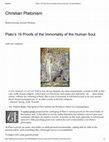 Research paper thumbnail of Plato's 19 Proofs of the Immortality of the Human Soul