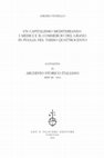 Research paper thumbnail of Un capitalismo mediterraneo.  i Medici e il commercio del grano  in Puglia nel tardo Quattrocento