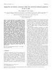 Research paper thumbnail of Aging but not dietary restriction alters the activation-induced apoptosis in rat T cells