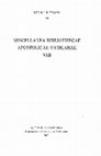 Research paper thumbnail of Miscellanea Bibliothecae Apostolicae Vaticanae VIII (Studi e testi, 402)