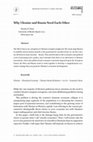 Research paper thumbnail of Why Russia and Ukraine Need Each Other