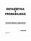 Research paper thumbnail of Probabilidad y Estadística. Elementos básicos y aplicaciones