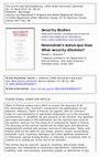 Research paper thumbnail of Security Studies Neorealism's status‐quo bias: What security dilemma