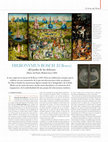 Research paper thumbnail of HIERONYMUS BOSCH (El Bosco) «El jardín de las delicias»