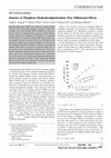 Research paper thumbnail of Kinetics of Thiophene Hydrodesulphurization: Pore Diffusional Effects