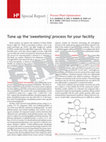 Research paper thumbnail of Tune up the "sweetening" process for your facility