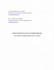 Research paper thumbnail of Doing environmental concerns in consulting engineering