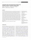 Research paper thumbnail of Comparative study of fecal bacterial decay models for the simulation of plumes of submarine sewage outfalls