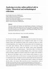 Research paper thumbnail of Analysing everyday online political talk in China: Theoretical and methodological reflections