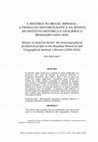 Research paper thumbnail of A história no Brasil Imperial: a produção historiográfica na Revista do Instituto Histórico e Geográfico Brasileiro (1839-1850).