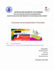 Research paper thumbnail of leerplicht in Suriname