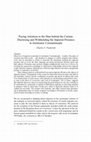 Research paper thumbnail of Paying Attention to the Man behind the Curtain: Disclosing and Withholding the Imperial Presence in Justinianic Constantinople