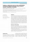 Research paper thumbnail of Chemical composition andin vitro antimicrobial activity of the essential oil ofOriganum minutiflorum O Schwarz & PH Davis