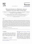 Research paper thumbnail of Microcystin diversity in a Planktothrix rubescens population from Lake Albano (Central Italy)