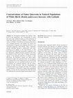 Research paper thumbnail of Concentrations of Foliar Quercetin in Natural Populations of White Birch (Betula pubescens) Increase with Latitude