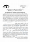 Research paper thumbnail of Effects of Monensin on Metabolism and Production in Dairy Saanen Goats in Periparturient Period