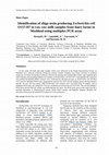 Research paper thumbnail of Identification of shiga toxin producing Escherichia coli O157: H7 in raw cow milk samples from dairy farms in Mashhad using multiplex PCR assay