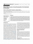 Research paper thumbnail of Effects of Mucor mucedo on Corncob Decomposition in Pyr-Contaminated Soil Remediation