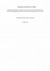 Research paper thumbnail of [Bachelor Thesis History] Opening closed doors in India: explaining the divergences in domestic violence rates in Kerala, Tamil Nadu and Uttar Pradesh by analyzing gender related social and political developments between 1970-2010..