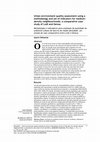 Research paper thumbnail of Urban environment quality assessment using a methodology and set of indicators for medium-density neighbourhoods: a comparative case study of Lodi and Genoa