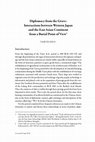 Research paper thumbnail of Diplomacy from the Grave: Interactions between Western Japan and the East Asian Continent from a Burial Point of View