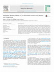 Research paper thumbnail of Estimating absolute salinity (SA) in the world’s Oceans using density and composition