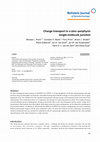 Research paper thumbnail of Charge transport in a zinc–porphyrin single-molecule junction